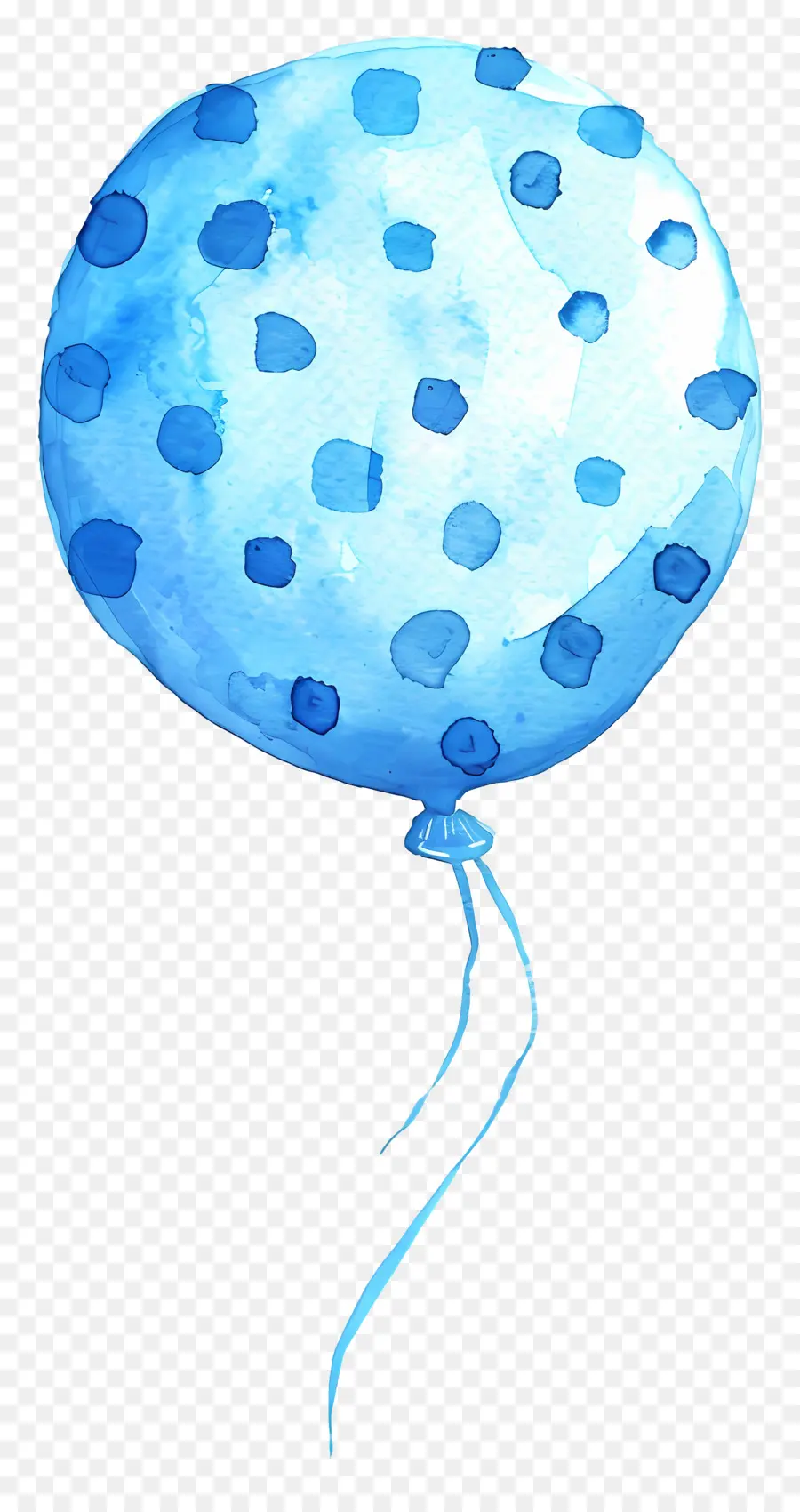 Balão Único，Balão Azul PNG