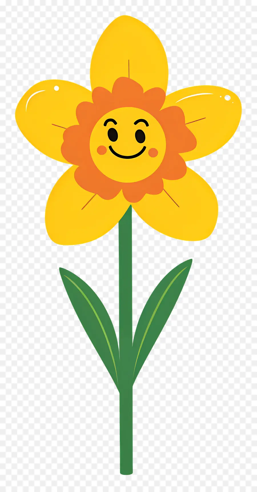 Emoji De Flor，Flor Amarela PNG