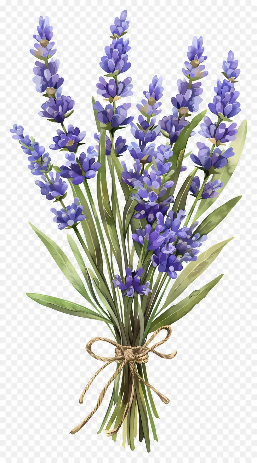 Flores De Lavanda，Buquê De Lavanda PNG