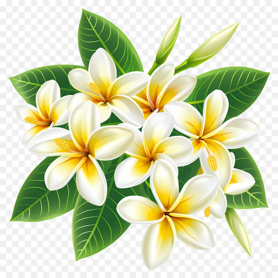 Flor De Frangipani，Buquê De Pluméria PNG