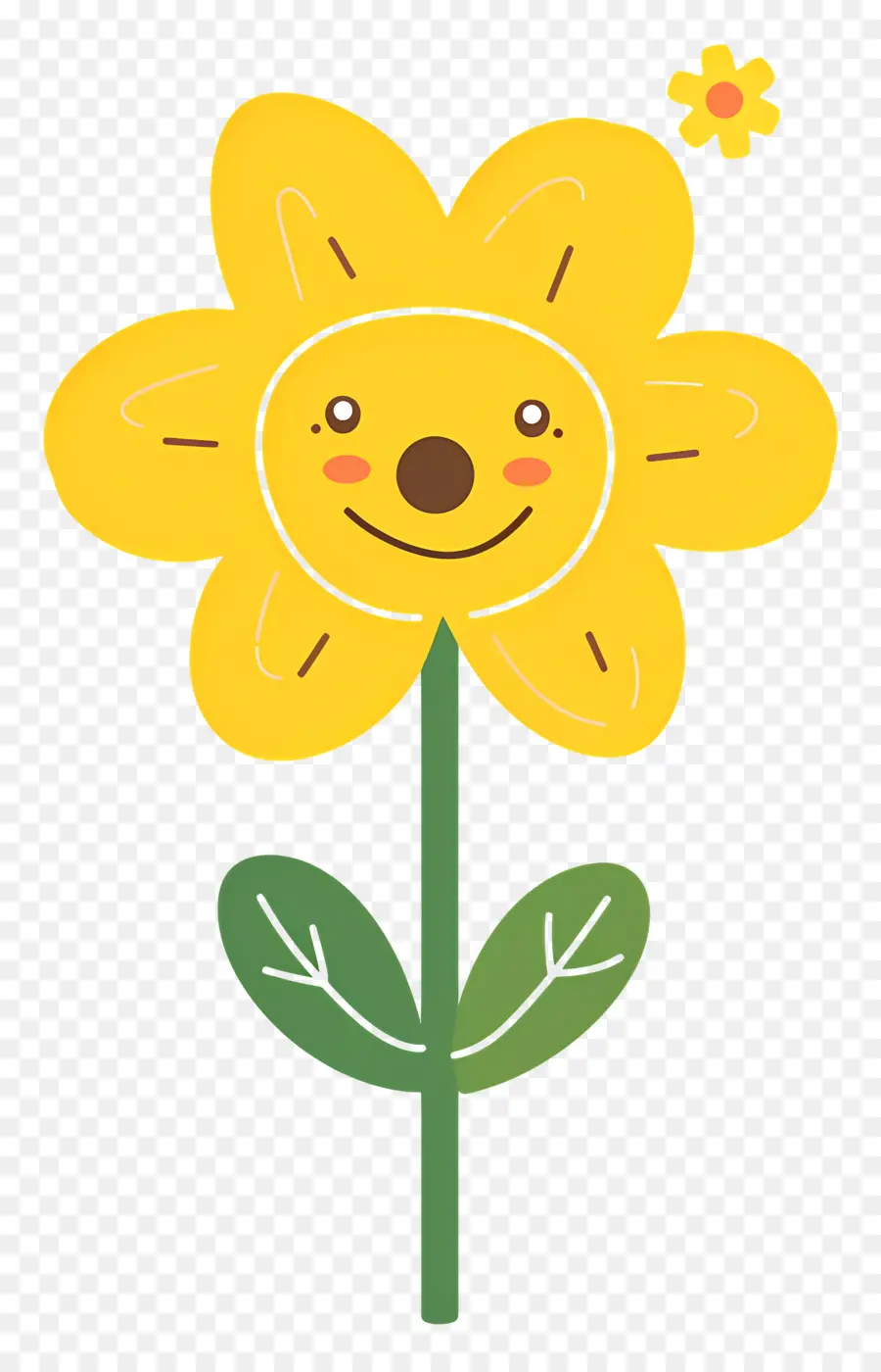 Emoji De Flor，Margarida Feliz PNG