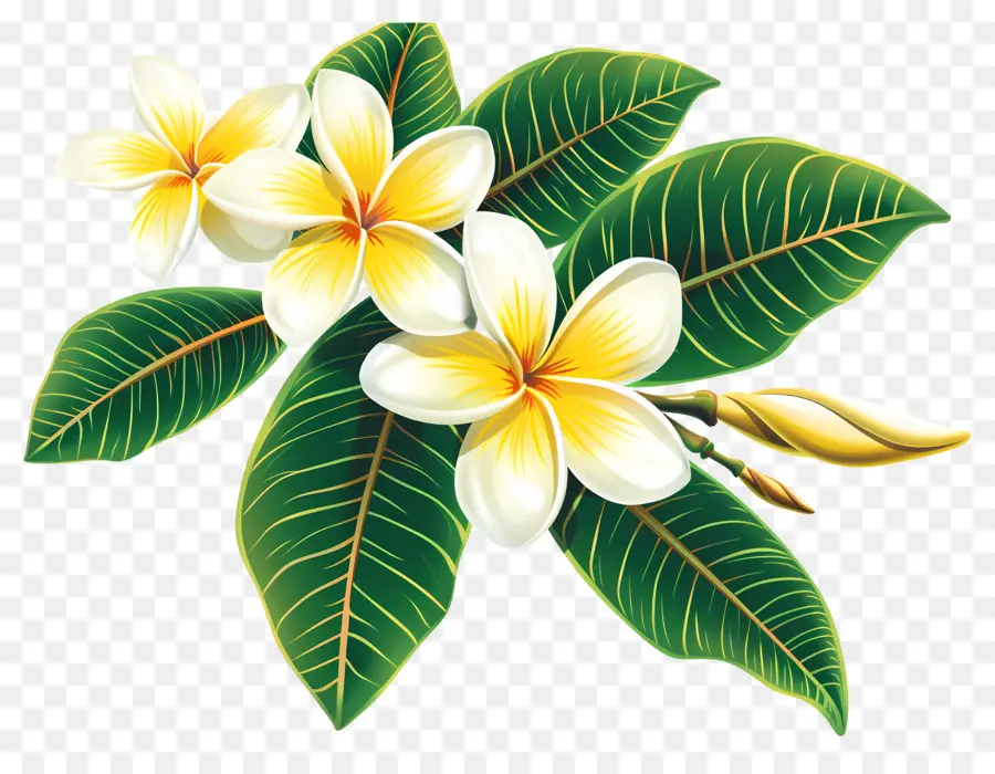 Flor De Frangipani，Flores De Pluméria PNG