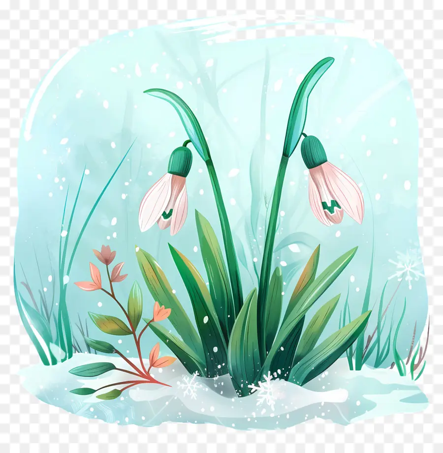 Flocos De Neve，Ilustra O De Floco De Neve PNG