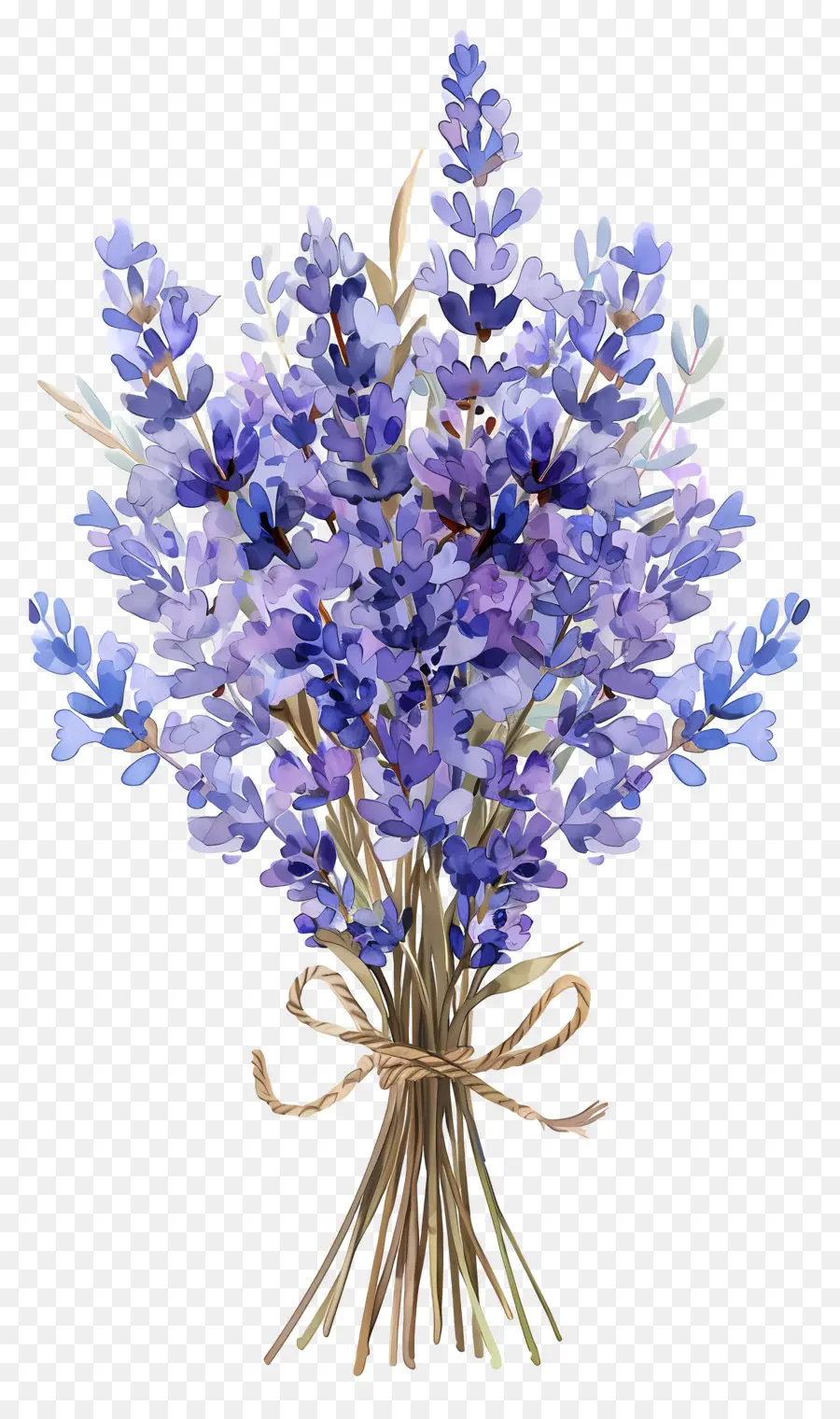 Flores De Lavanda，Buquê De Lavanda PNG