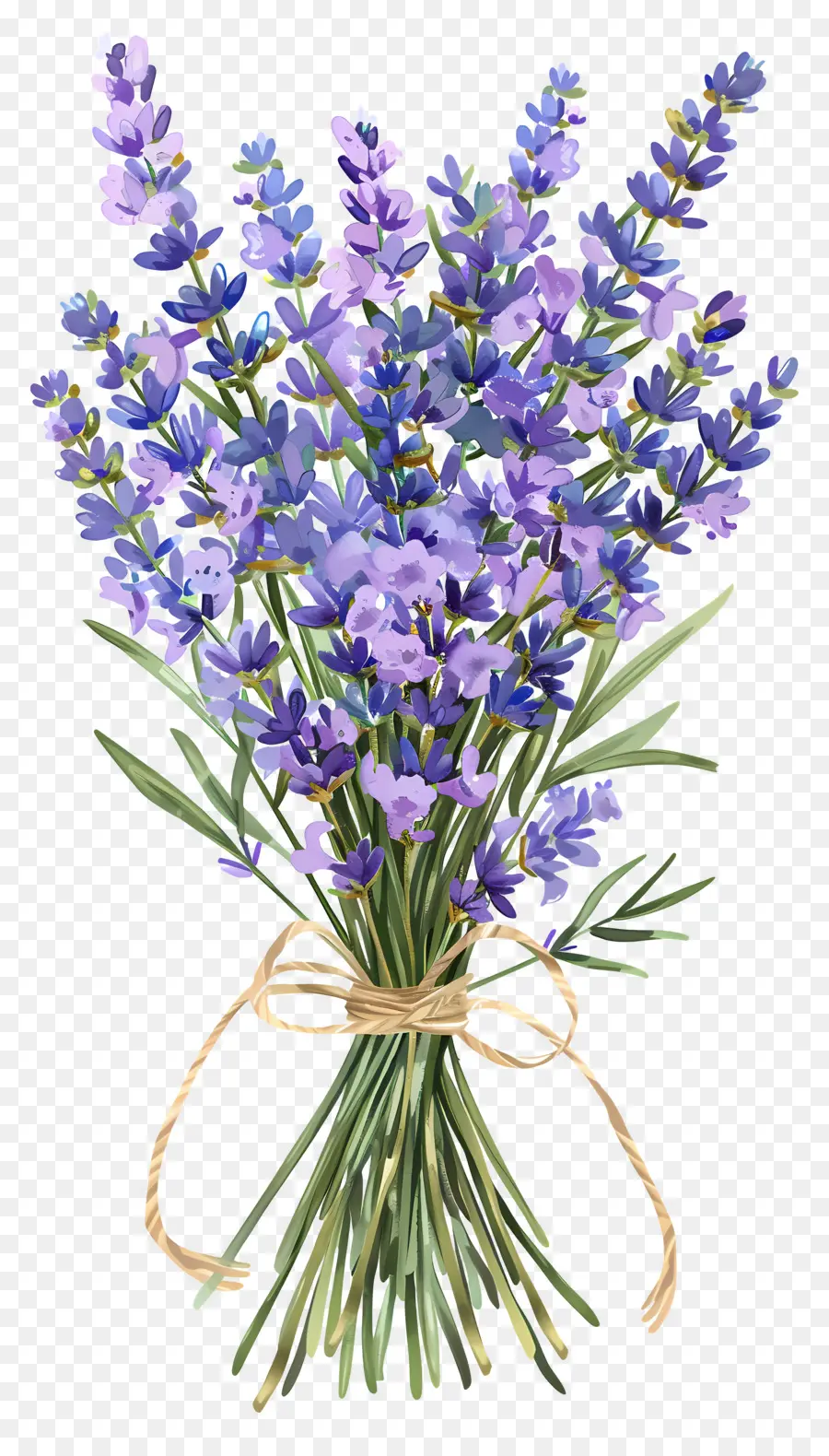 Flores De Lavanda，Buquê De Lavanda PNG