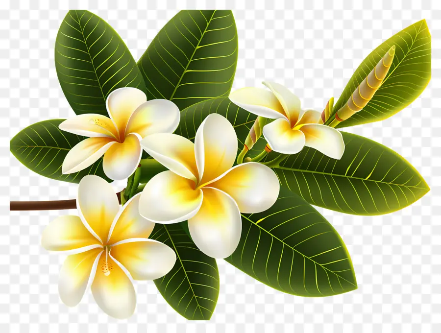 Flor De Frangipani，Flores De Pluméria PNG