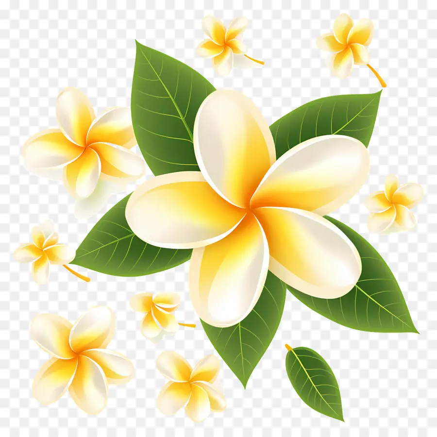 Flor De Frangipani，Buquê De Pluméria PNG