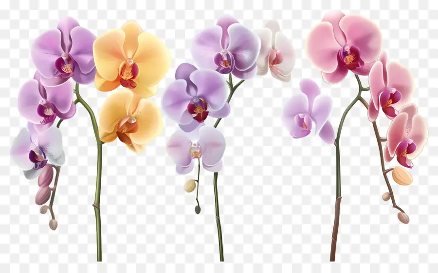 Flor De Orquídea，Flores De Orquídea PNG