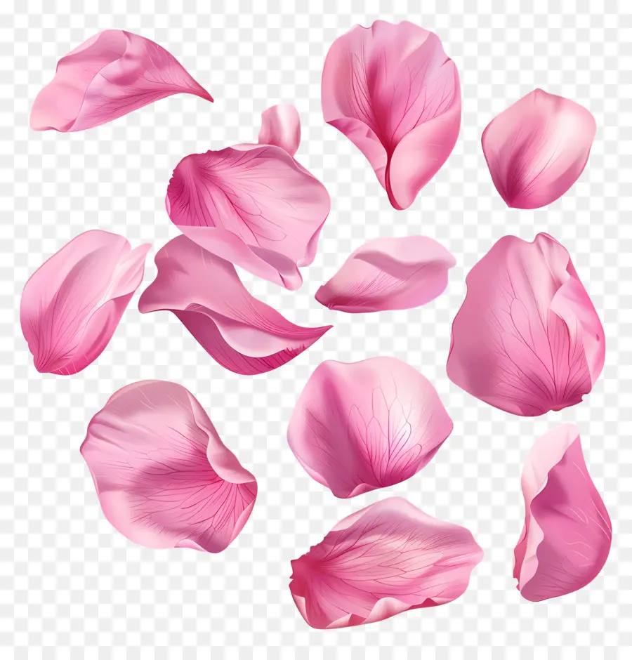 Pétalas De Flores，Pétalas Rosa PNG