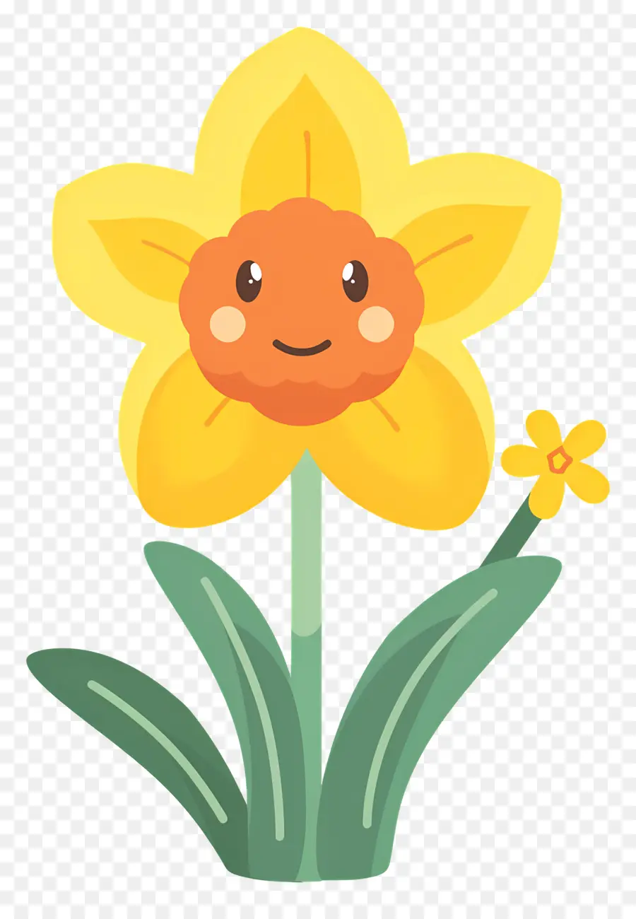 Emoji De Flor，Narciso Sorridente PNG