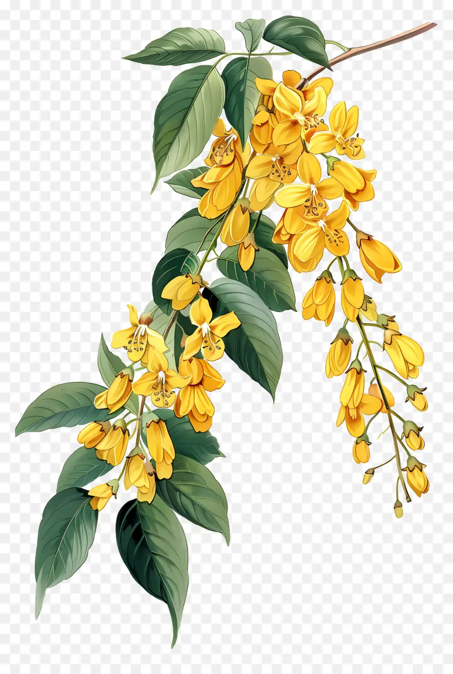 Flores De Laburno，Flores Amarelas PNG