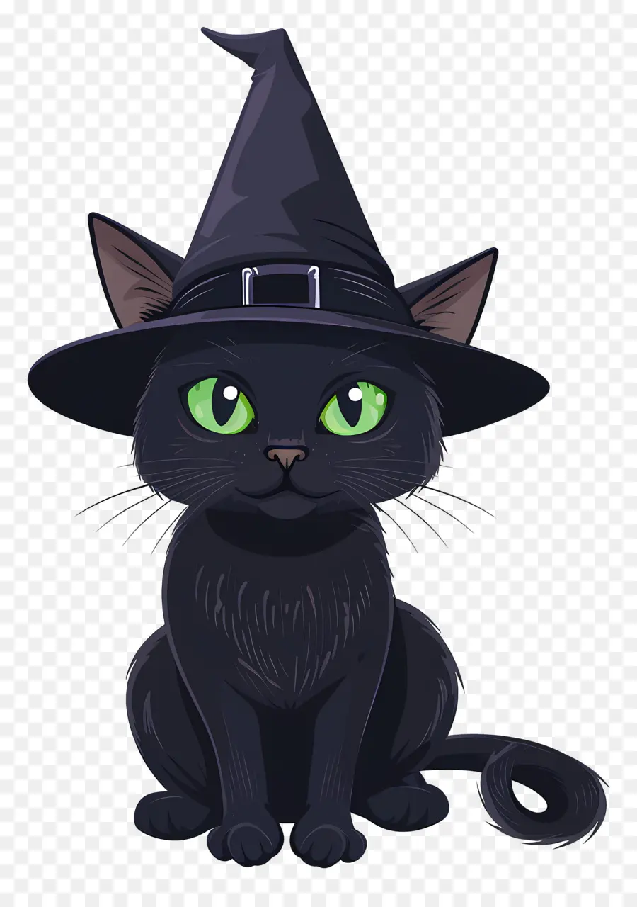 Gato De Halloween，Gato Preto PNG