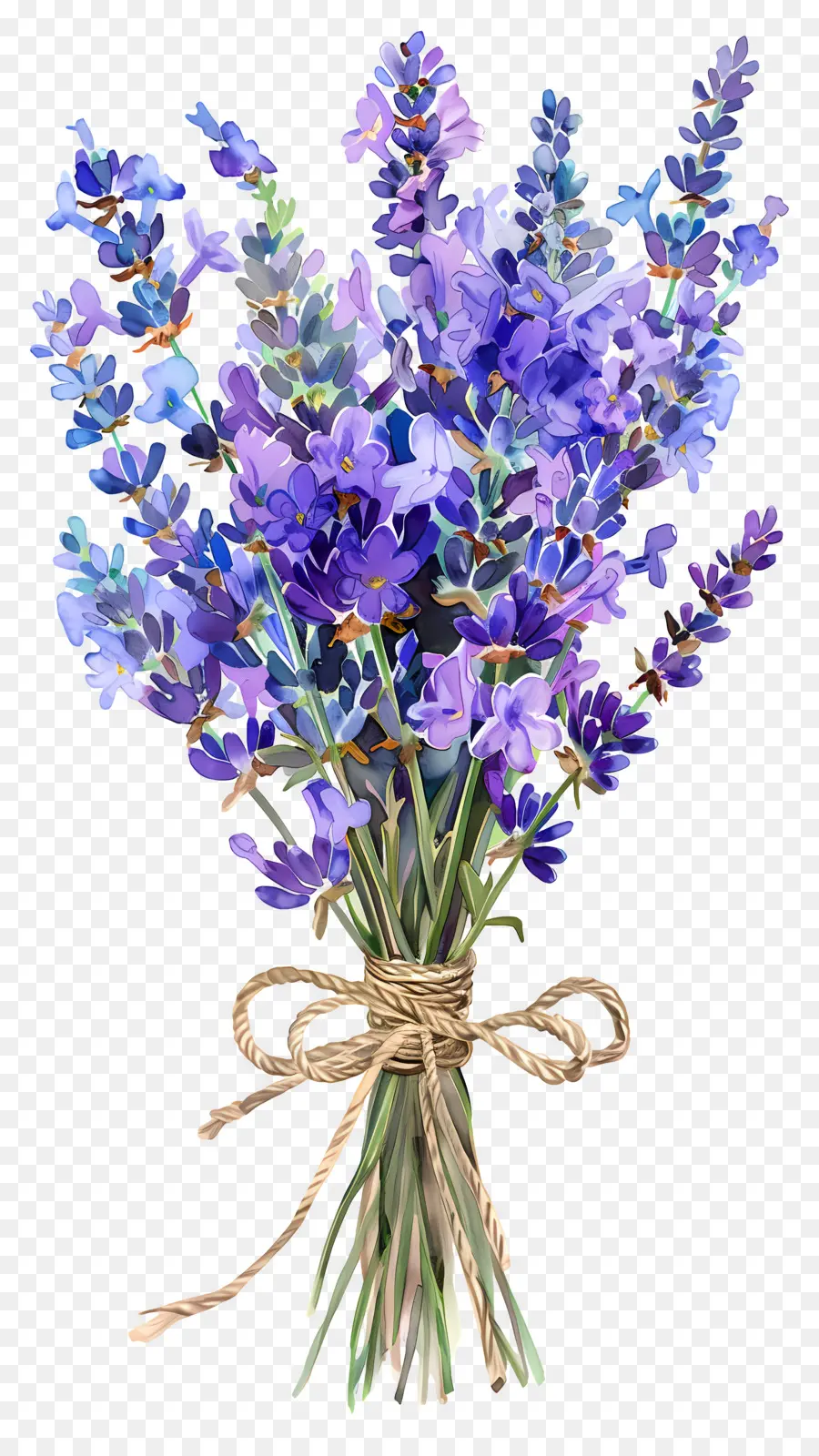 Flores De Lavanda，Buquê De Lavanda PNG