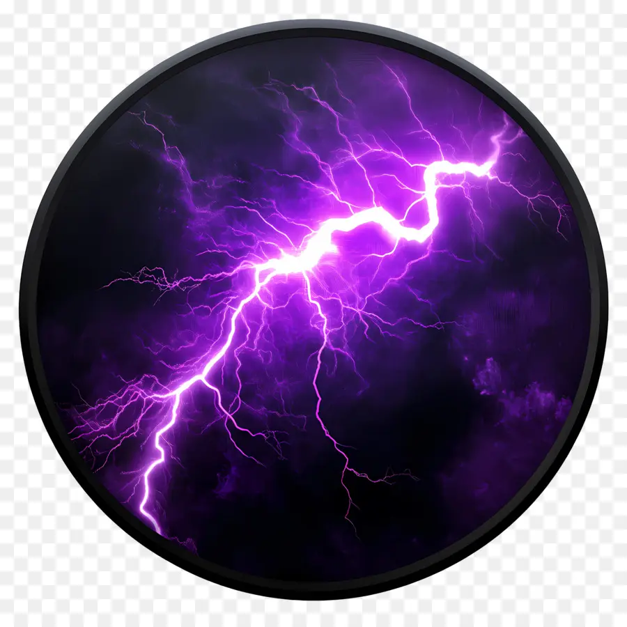 Relâmpago Roxo，Eletricidade PNG