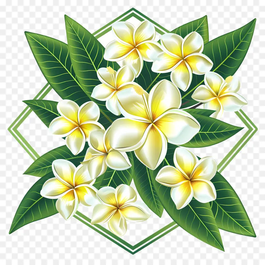 Flor De Frangipani，Buquê De Pluméria PNG