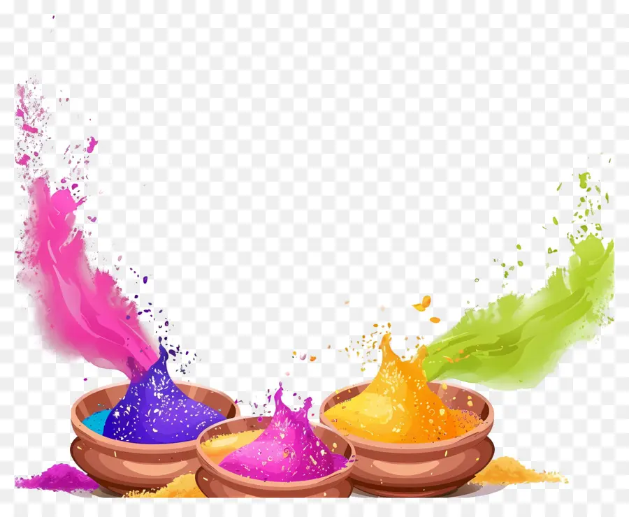 Fundo Holi，Pós Coloridos PNG