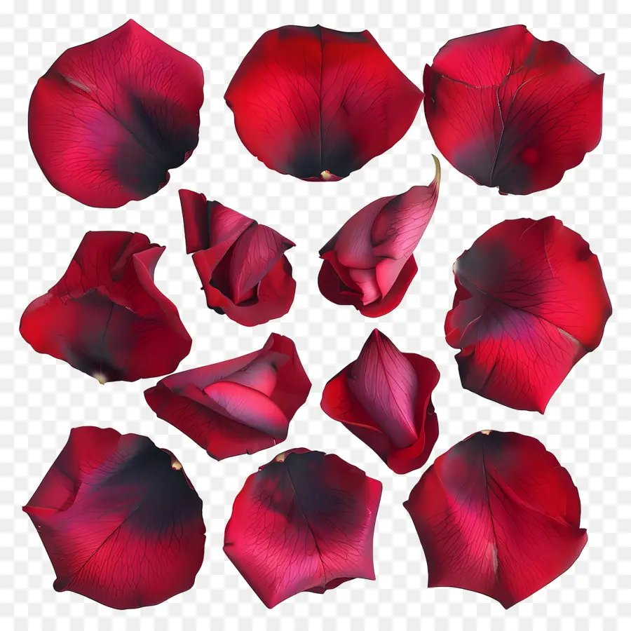 Pétalas De Flores，Pétalas Vermelhas PNG