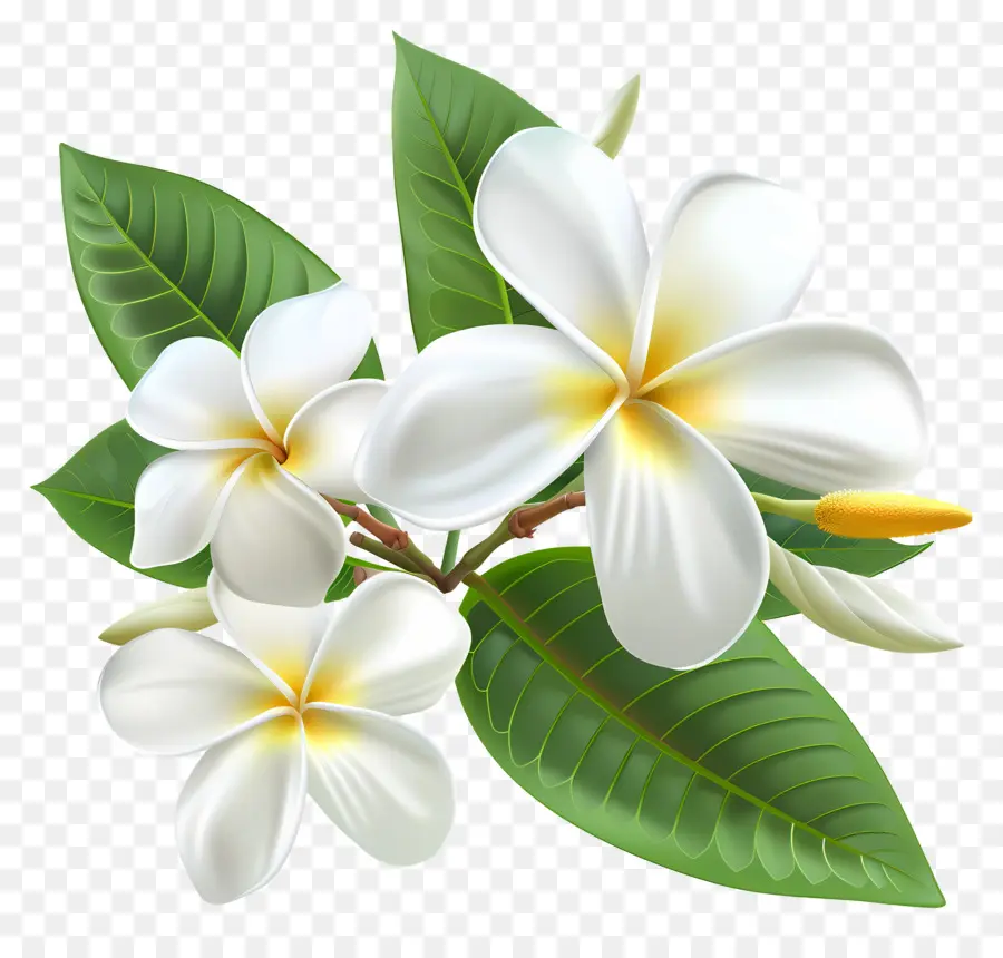 Flor De Frangipani，Flores De Pluméria PNG