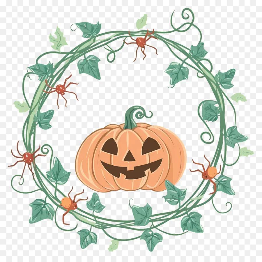 Moldura De Halloween，Jack O' Lantern PNG