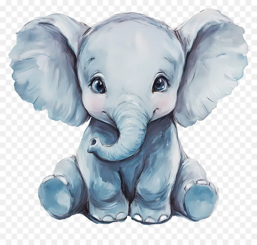 Bebê Elefante，Elefante Colorido PNG