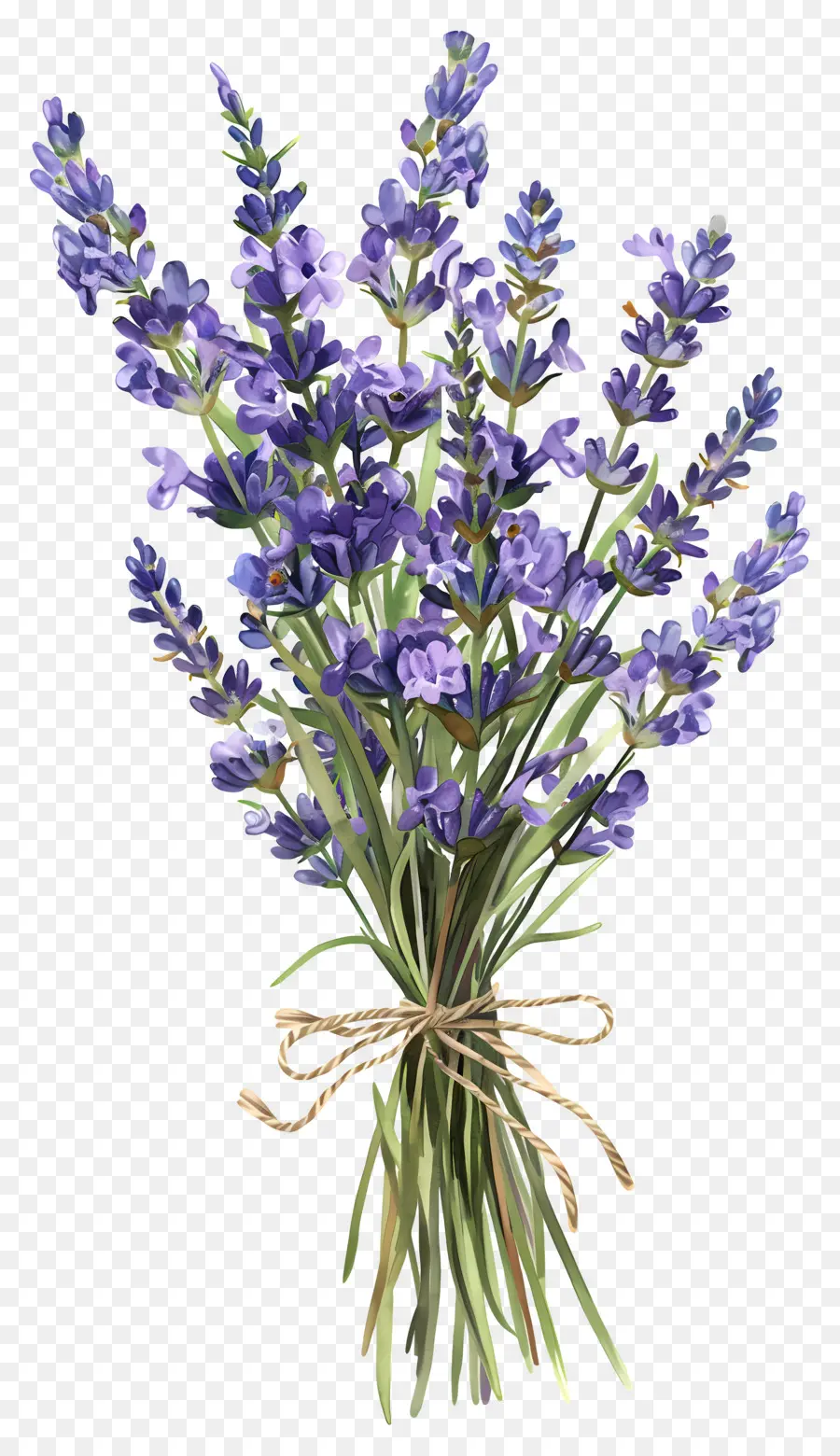 Flores De Lavanda，Buquê De Lavanda PNG