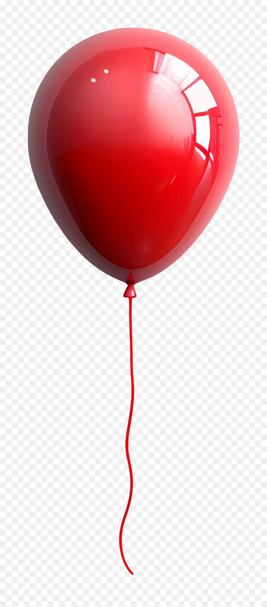 Balão Único，Balão Vermelho PNG