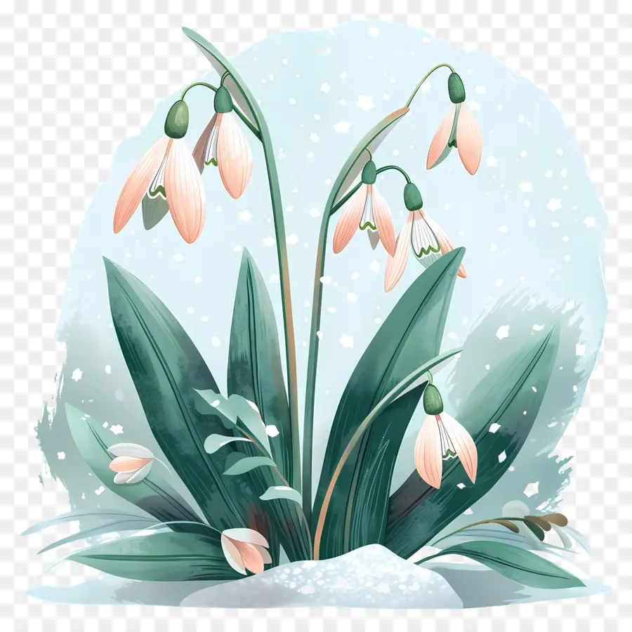 Flocos De Neve，Ilustra O De Floco De Neve PNG