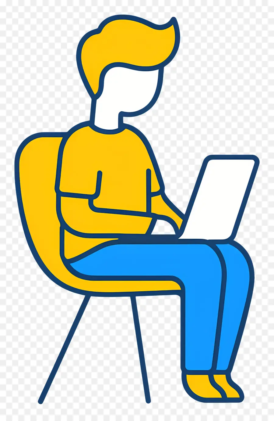 Estudante De Informática，Pessoa Com Laptop PNG