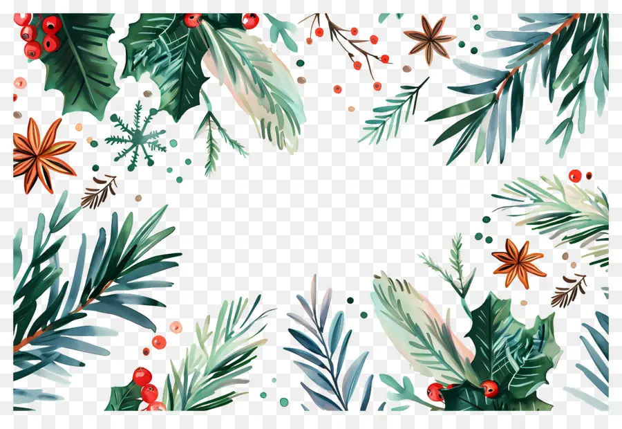 Fundo De Natal，Moldura De Natal PNG