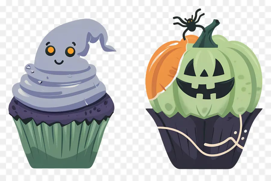 Bolinhos De Halloween，Fantasma PNG