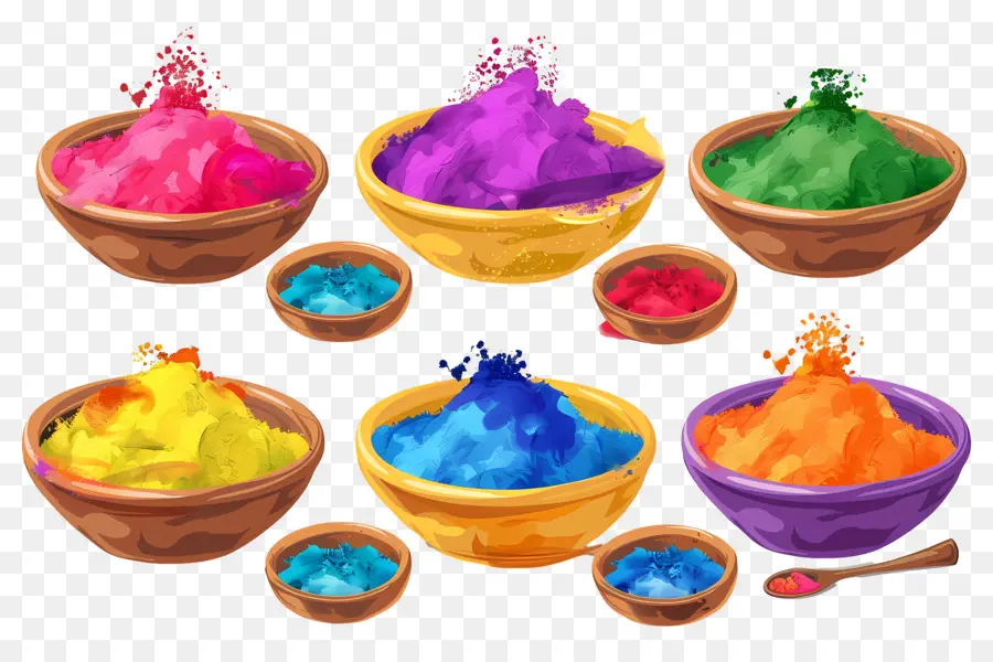 Fundo Holi，Pó Colorido PNG