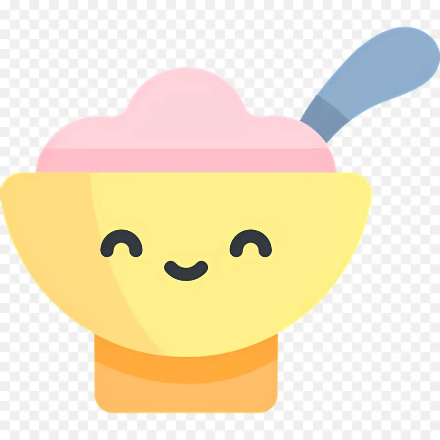 Comida Para Bebê，Tigela Sorridente PNG