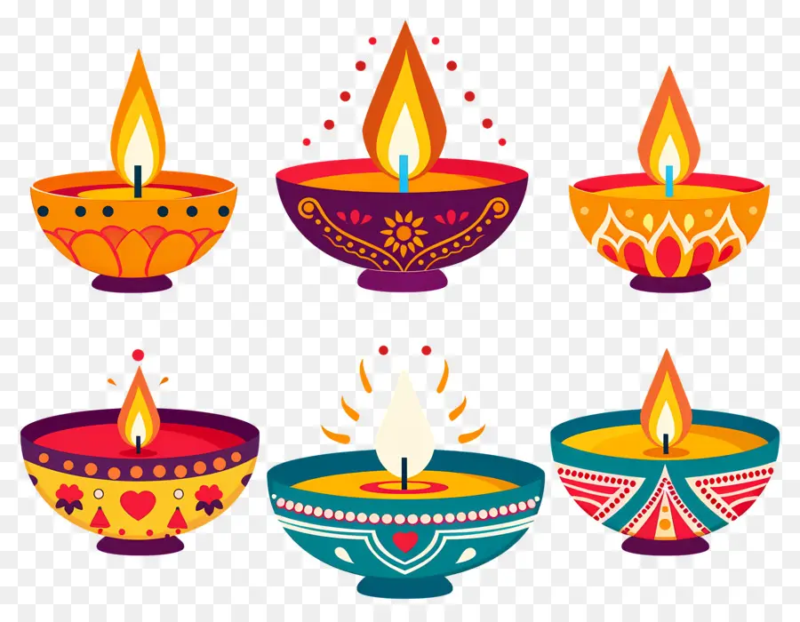 Vela Diwali，Pastel Diya PNG