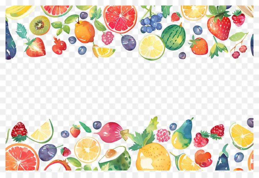 Fundo Alimentar，Quadro De Frutas PNG