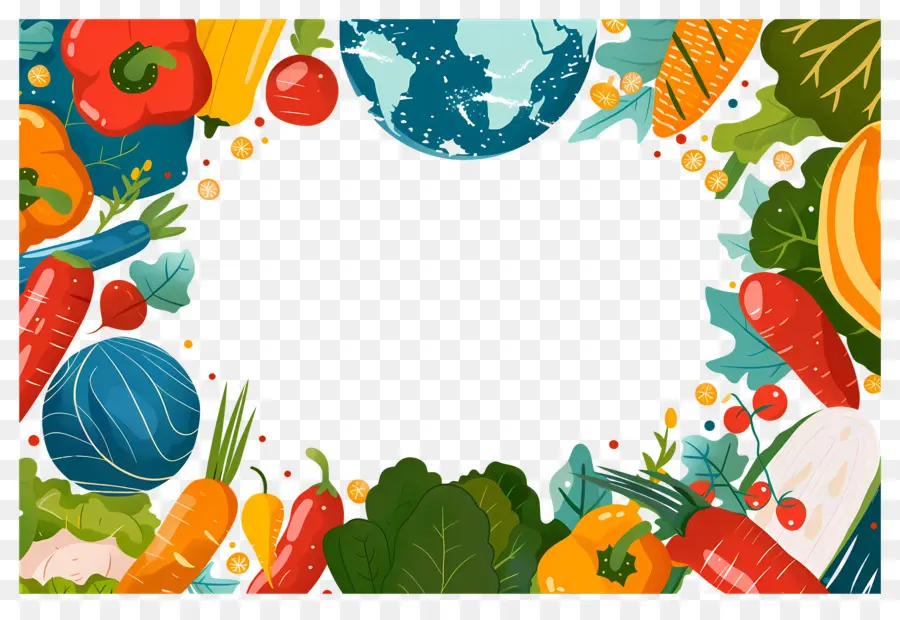 Fundo Alimentar，Terra E Vegetais PNG