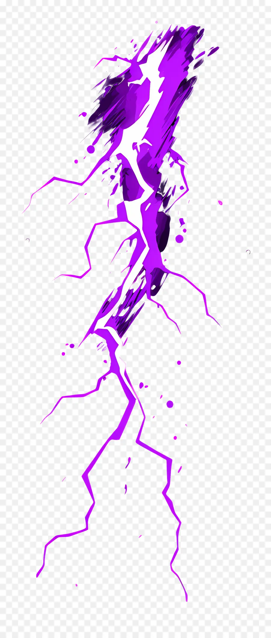 Relâmpago Roxo，Eletricidade PNG