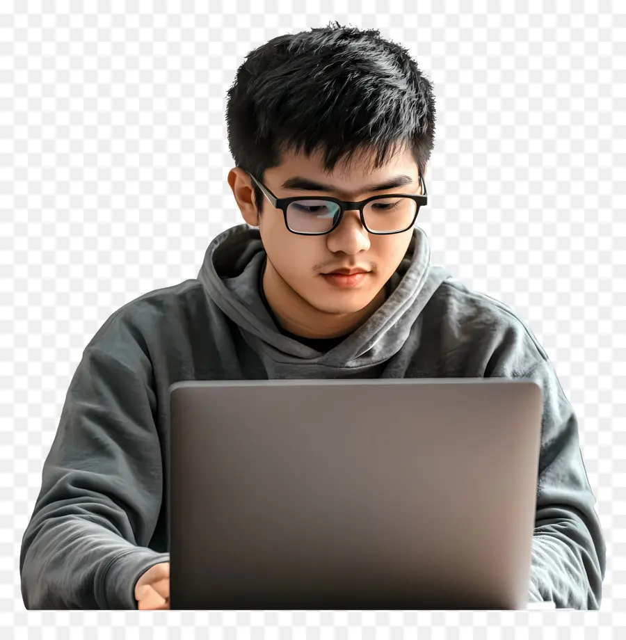 Estudante De Informática，Pessoa Com Laptop PNG