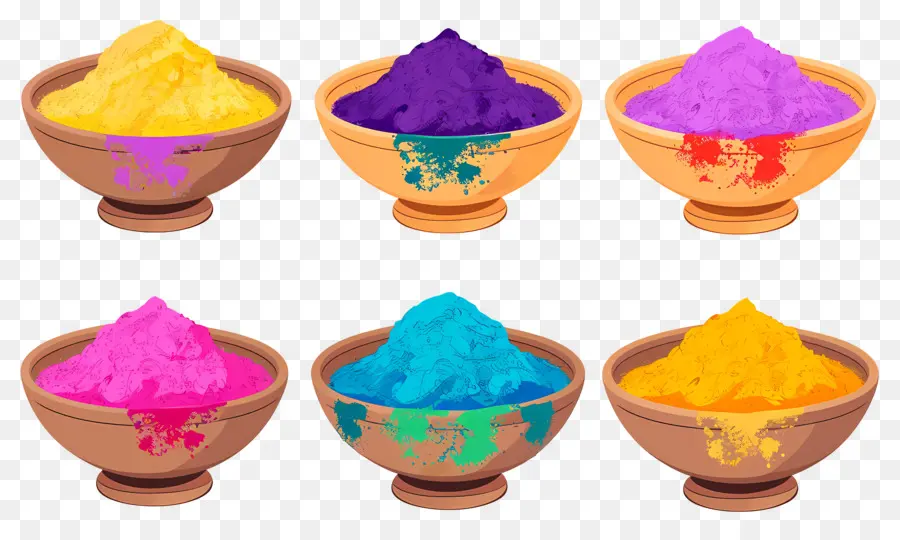 Fundo Holi，Pó Colorido PNG