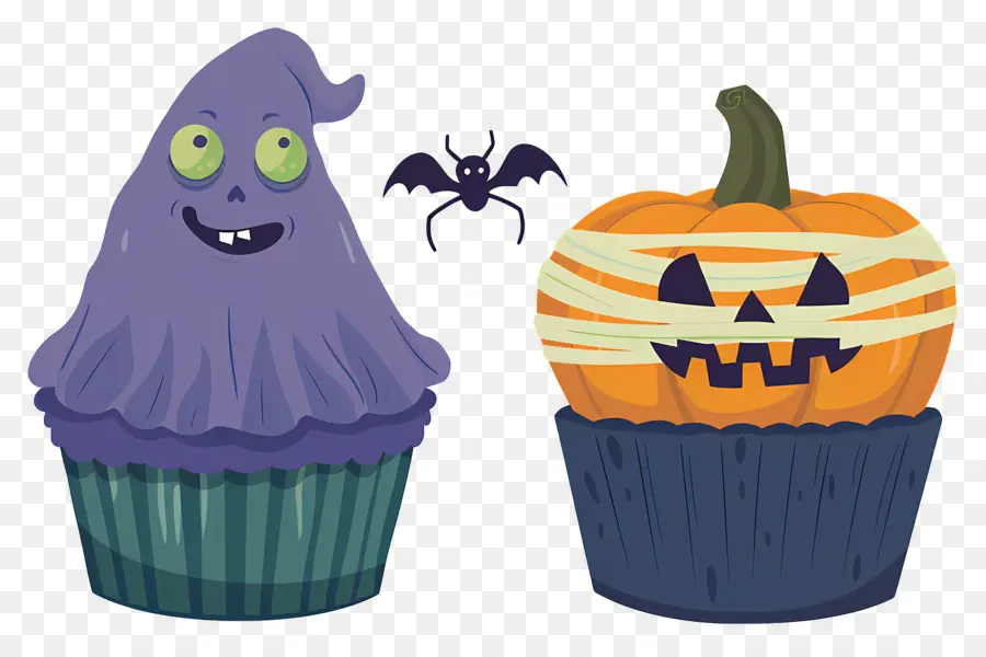 Bolinhos De Halloween，Fantasma PNG