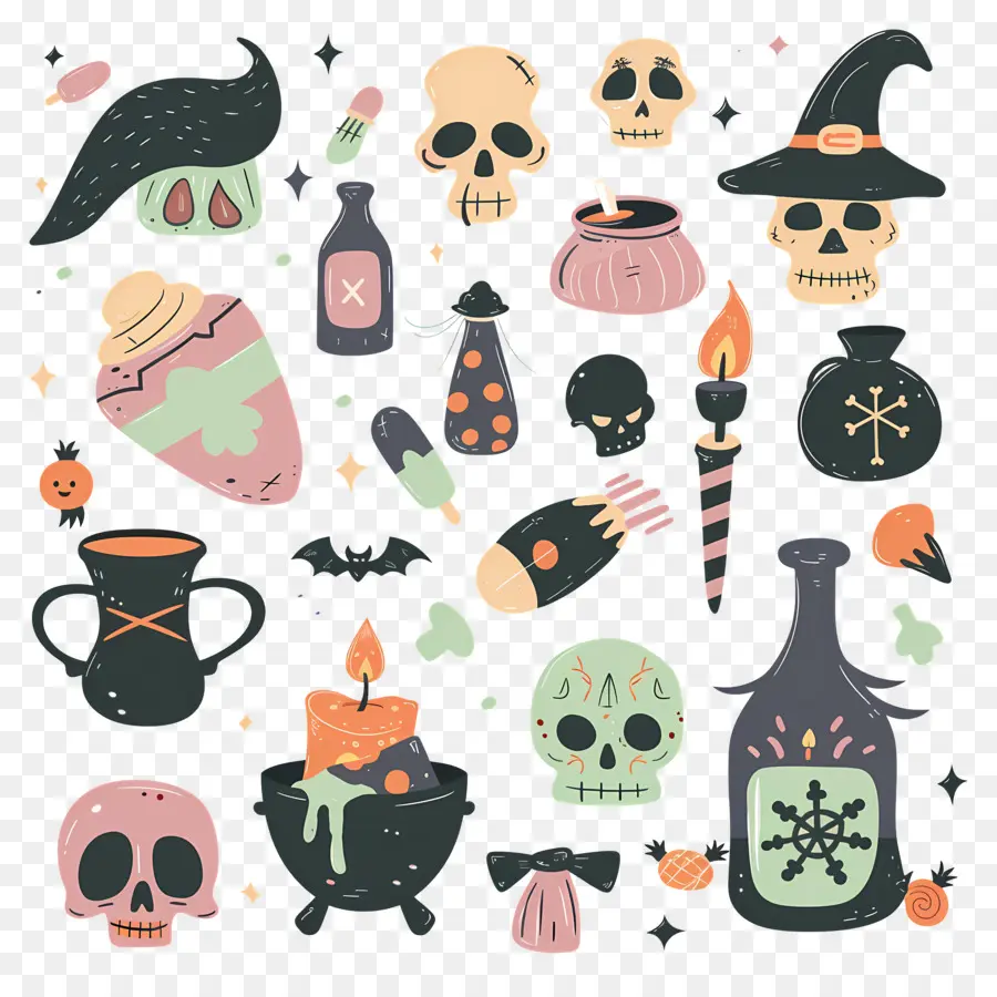 Fundo De Halloween，Poção De Halloween PNG