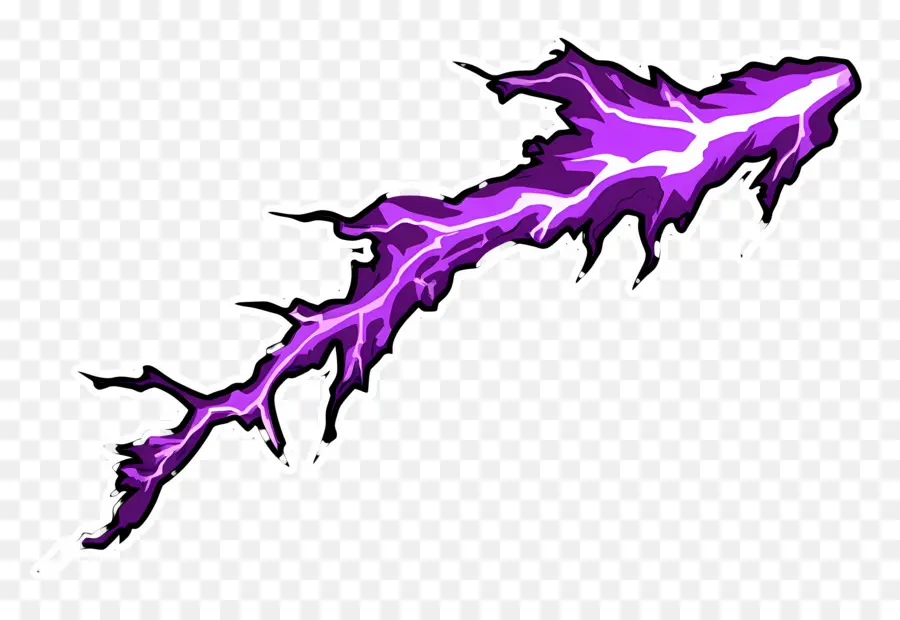 Relâmpago Roxo，Eletricidade PNG