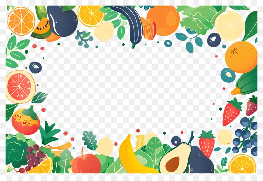 Fundo Alimentar，Quadro De Frutas PNG