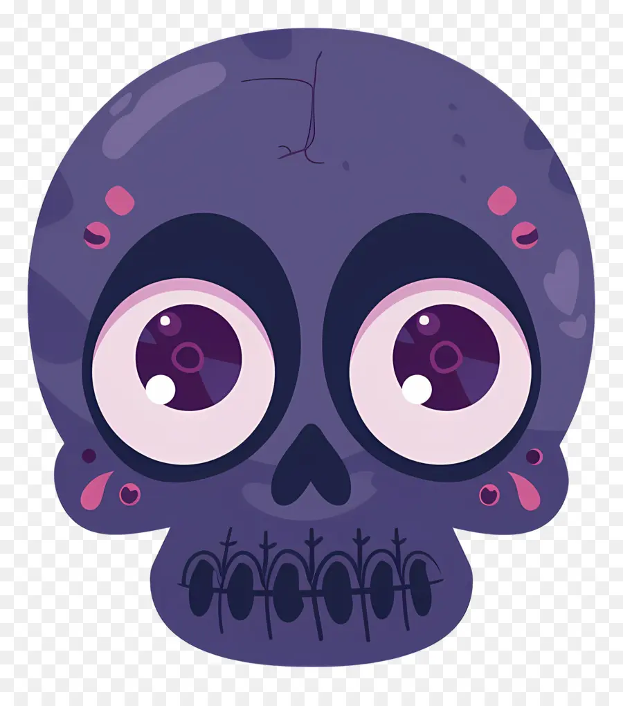 Caveira De Halloween，Crânio Decorativo PNG