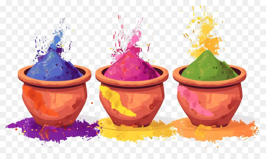 Fundo Holi，Pós Coloridos PNG