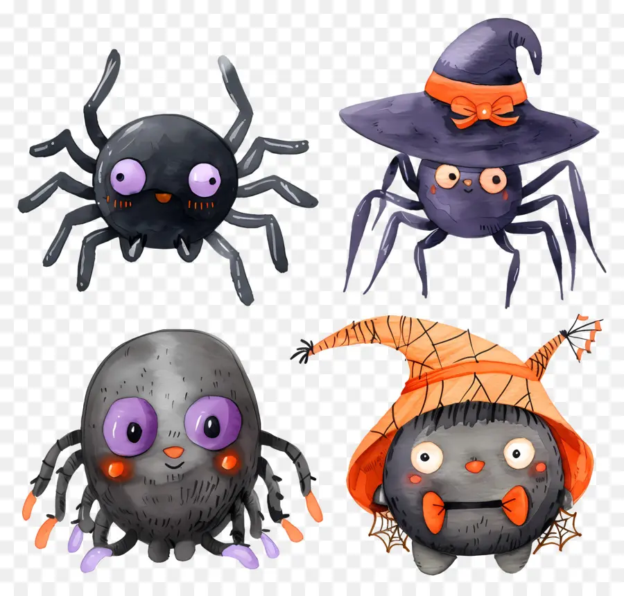 Aranhas De Halloween，Aranhas Assustadoras PNG