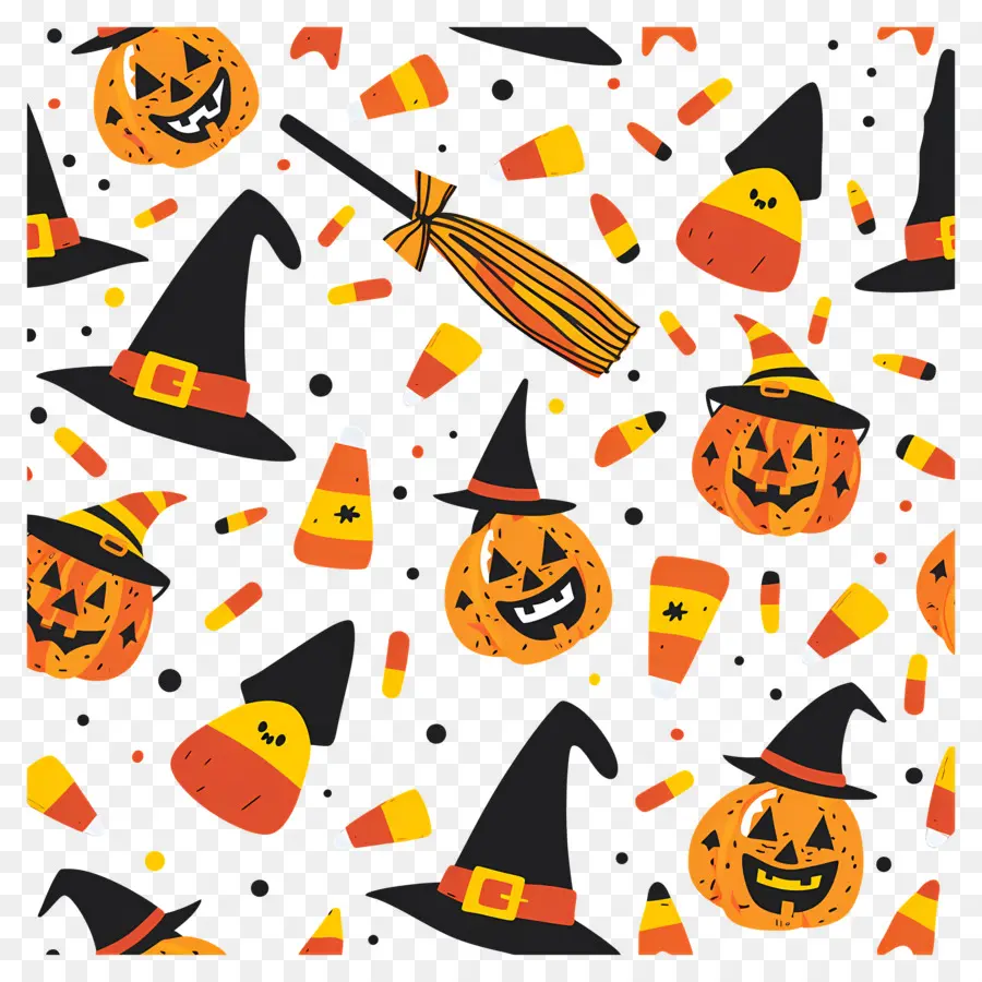 Fundo De Halloween，Abóboras De Halloween PNG