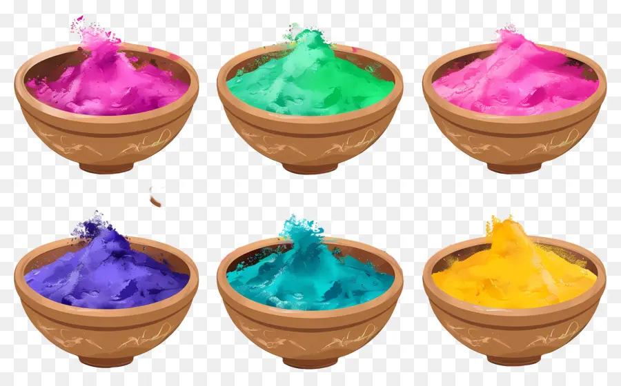 Fundo Holi，Pó Colorido PNG