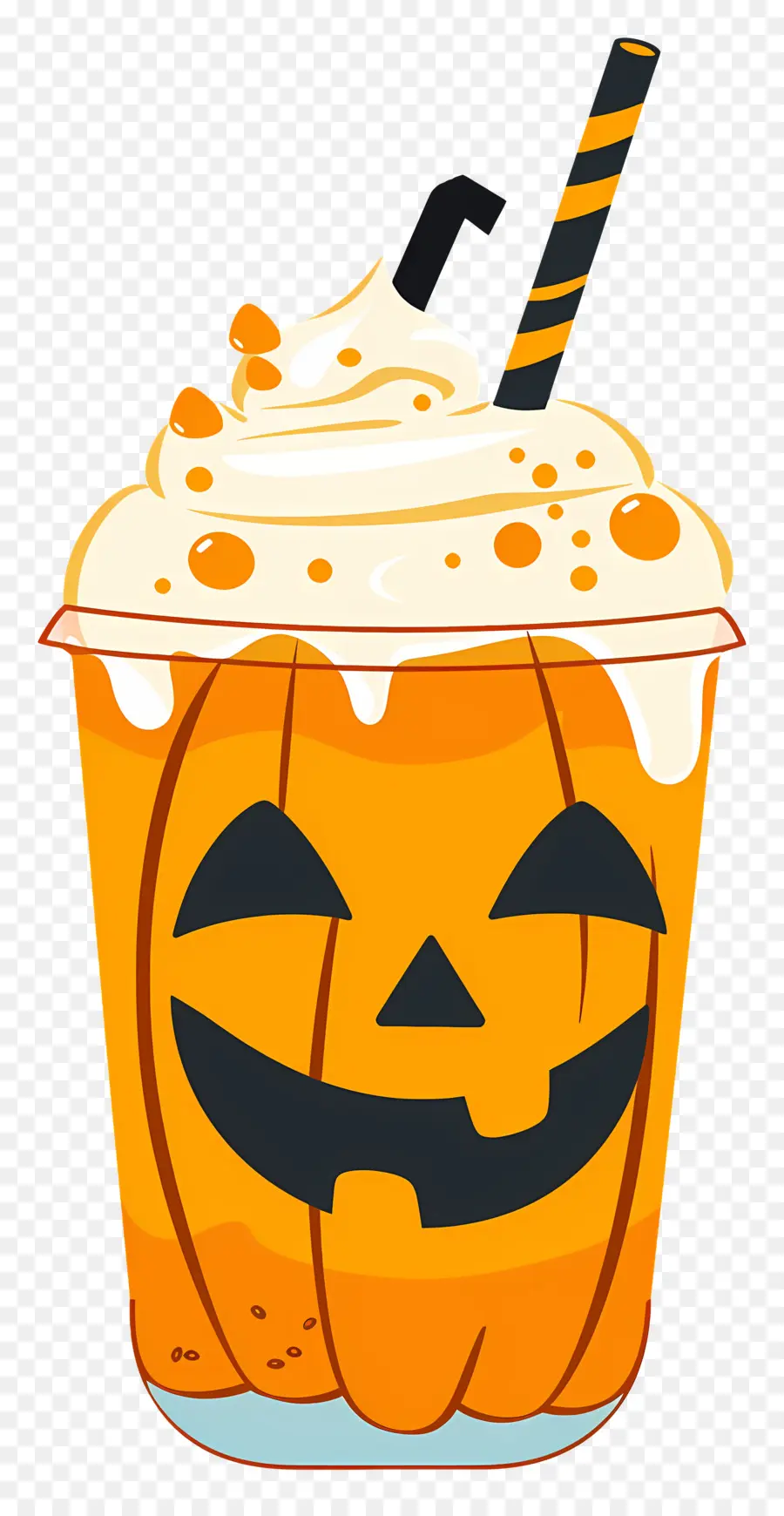 Milk Shake De Halloween，Bebida De Abóbora PNG