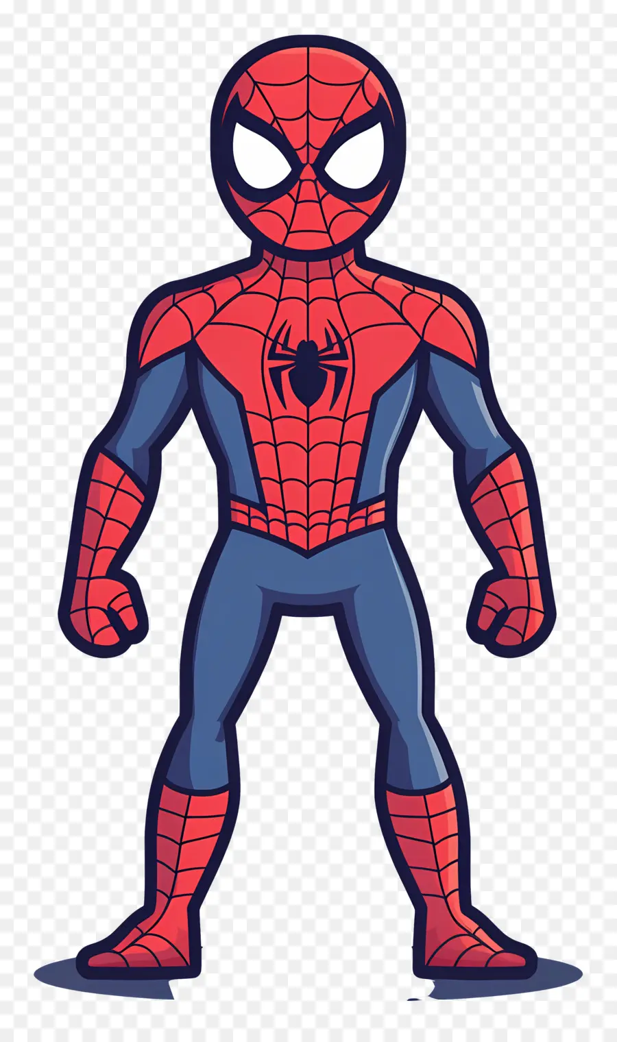 Homem Aranha Em Pé，Silhueta De Super Herói PNG