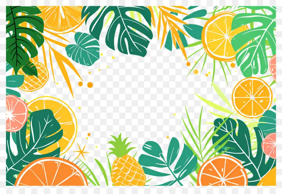 Fundo De Verão，Frutas De Verão PNG